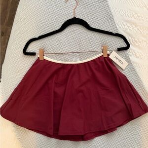 Montce Maroon Ballet Skirt